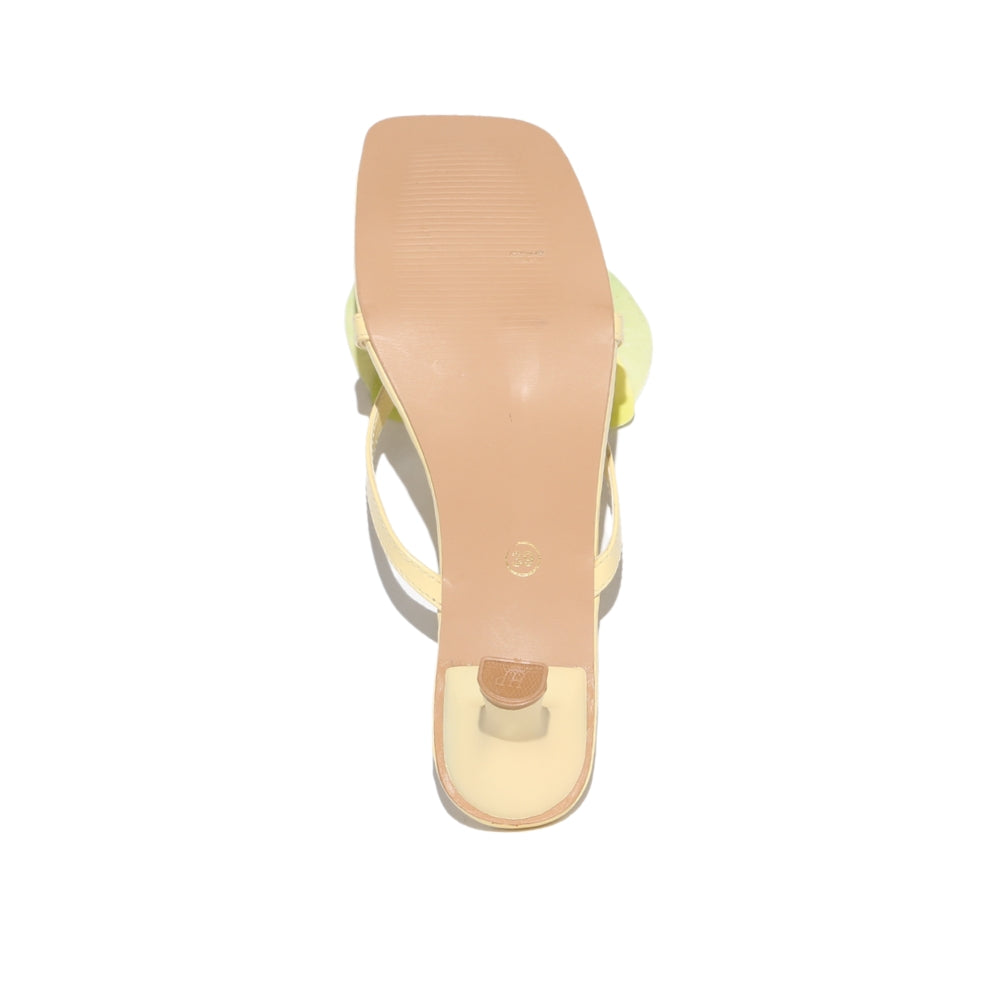 Yellow Orchid Heels