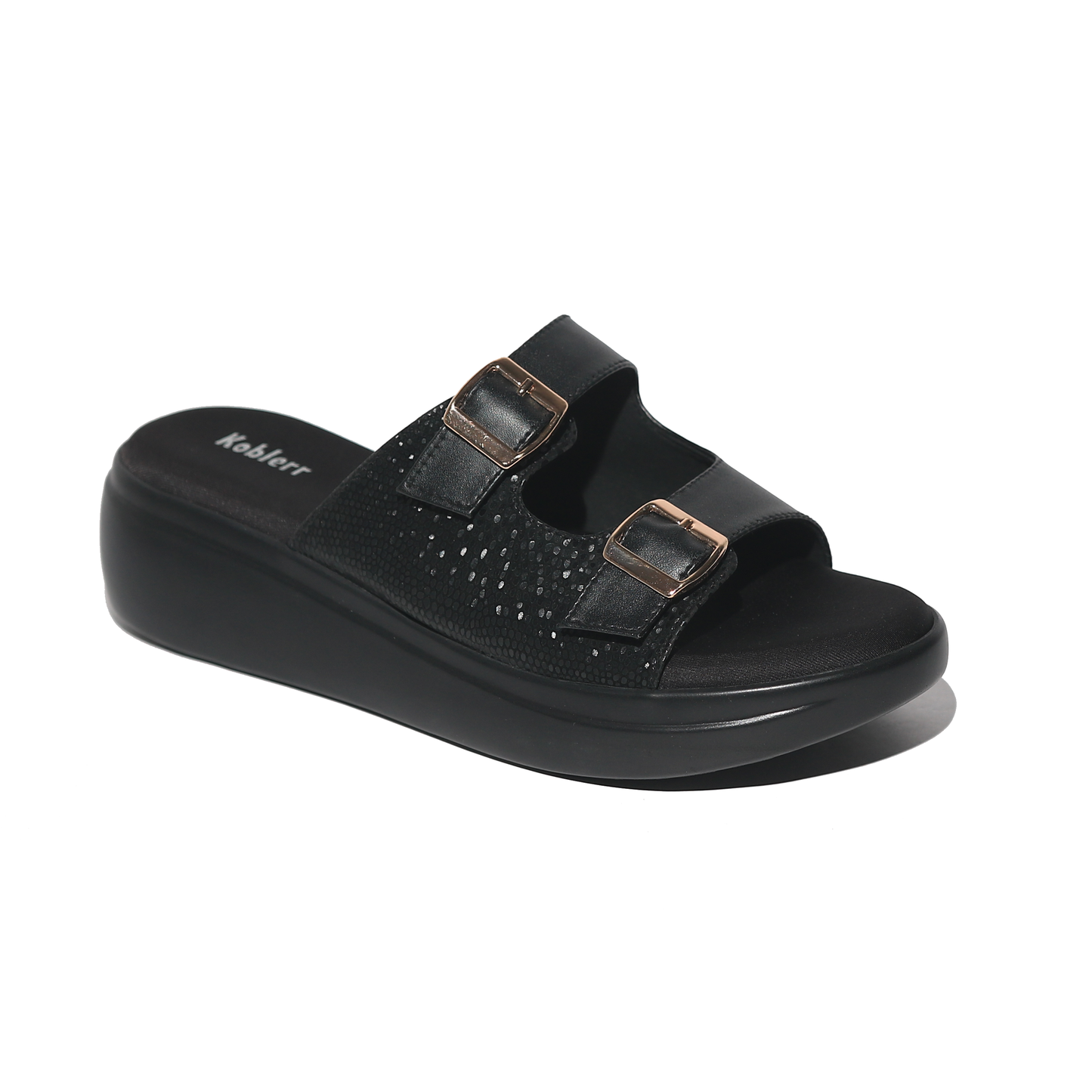 Black Casual Platform Heel
