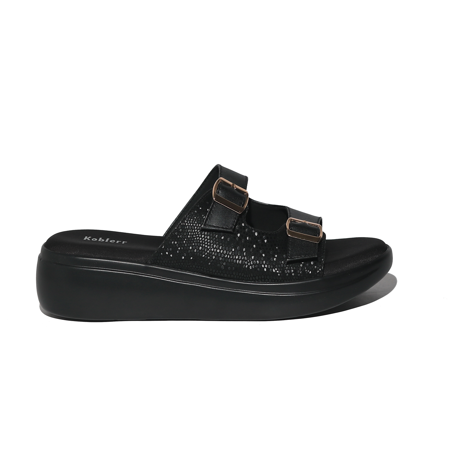 Black Casual Platform Heel