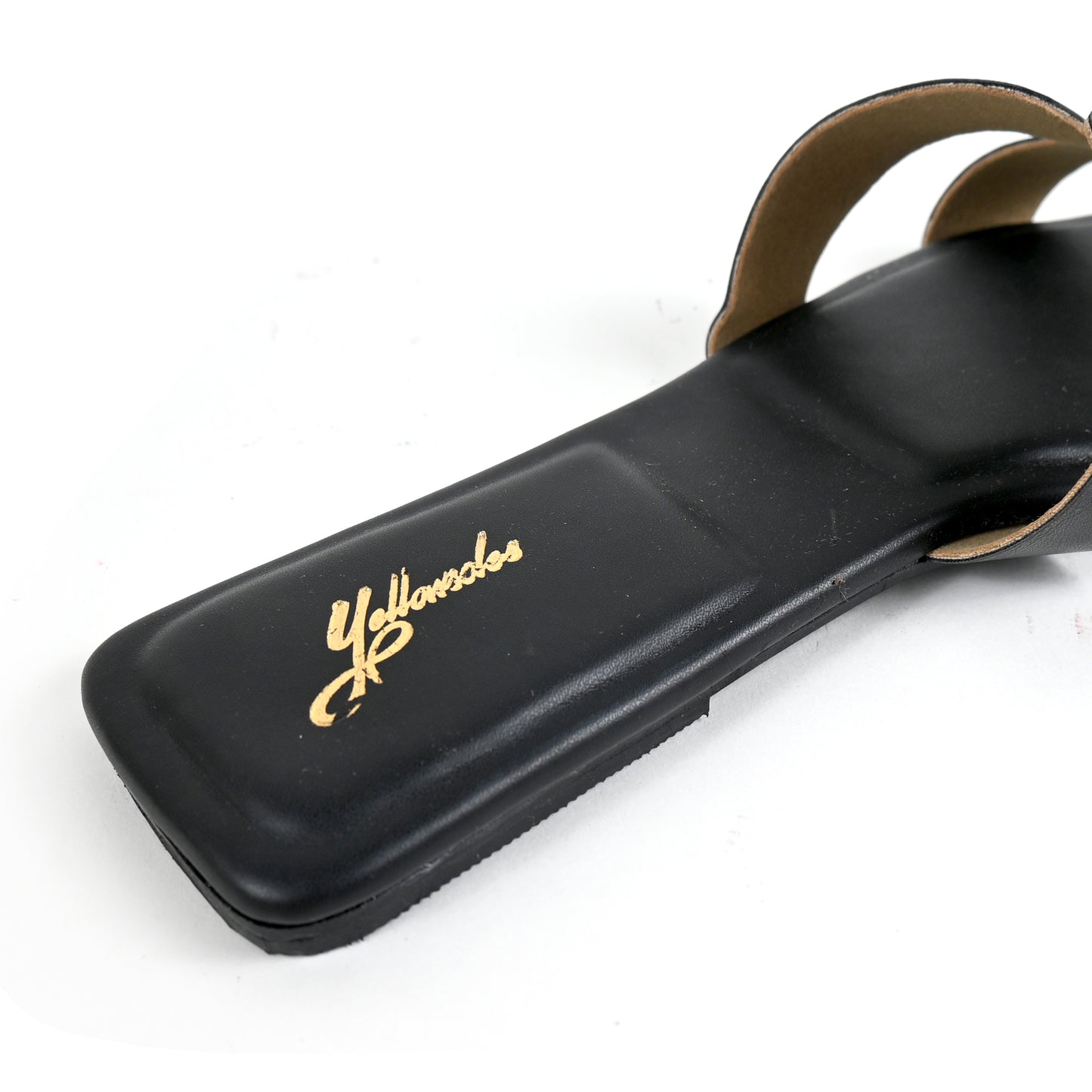 H Style Flats in Black