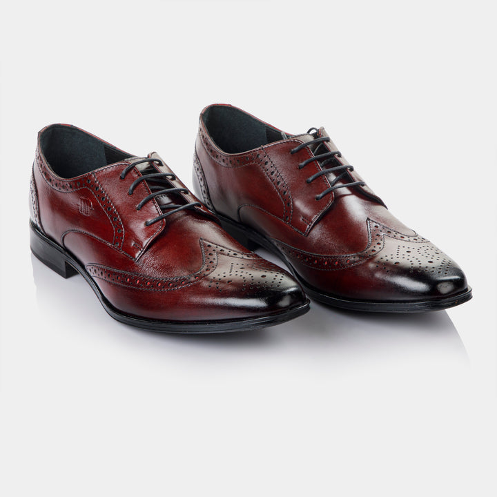 TIMBER - Brogue in Oxblood