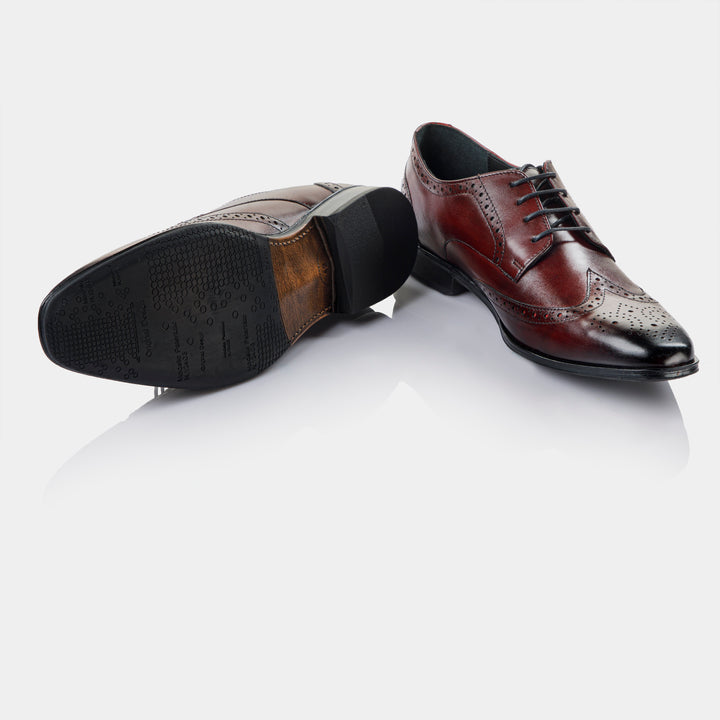 TIMBER - Brogue in Oxblood