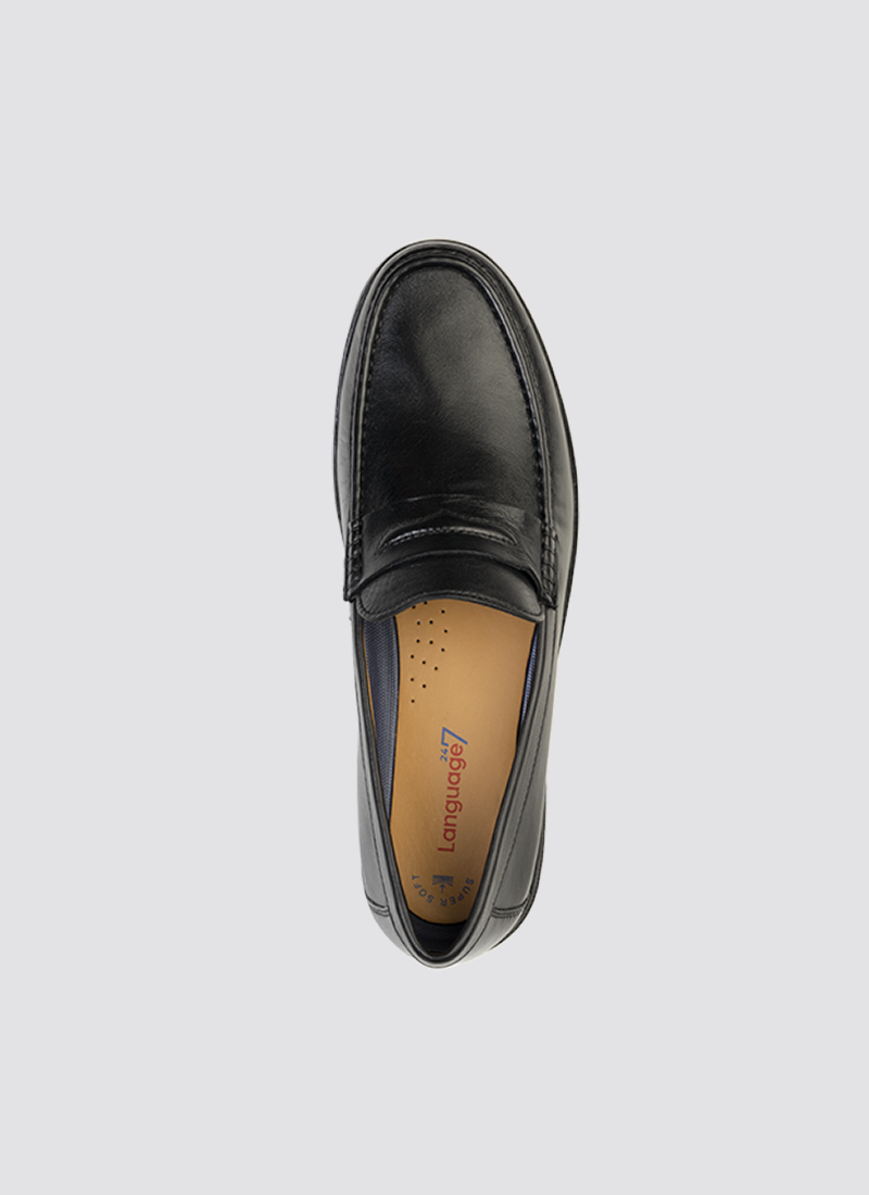 Language Jameson Moccasin Shoes - Black