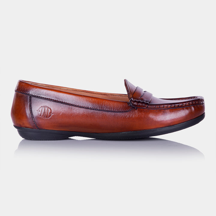 JENIFER - Women's Moccasin in Brandy