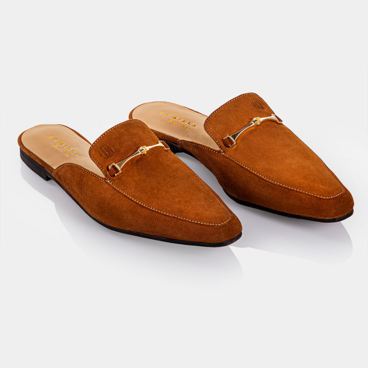 MADONA - Women's Mule in Oak Brown