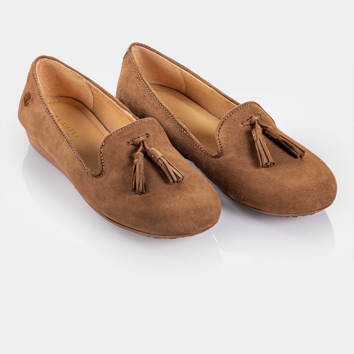 Beneveneto - Ballerina in Sandal Wood Beige