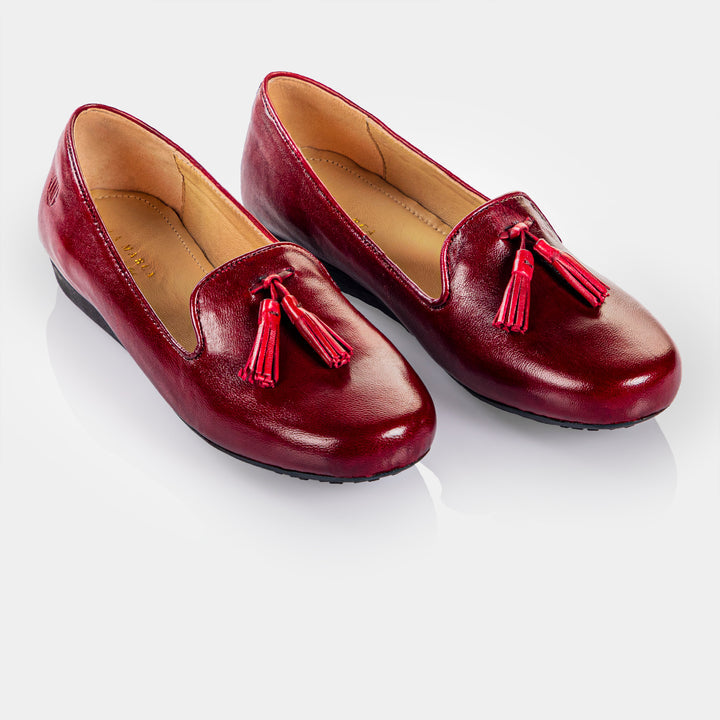 Beneveneto - Ballerina in Wine Red
