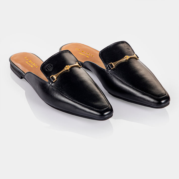 MADONA - Women's Mule in Piano Black
