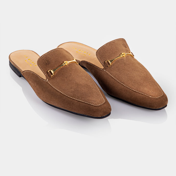 MADONA - Women's Mule in Sandal Wood Beige
