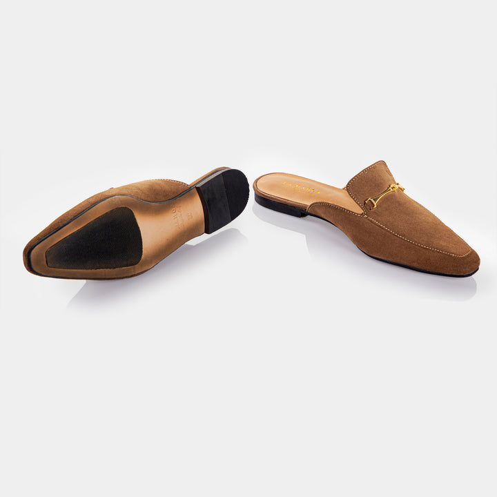MADONA - Women's Mule in Sandal Wood Beige