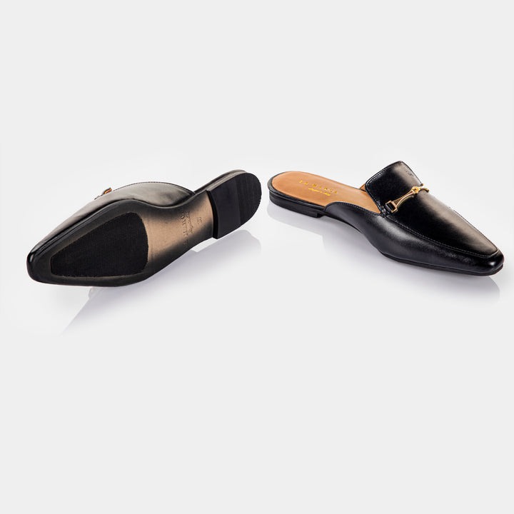 MADONA - Women's Mule in Piano Black