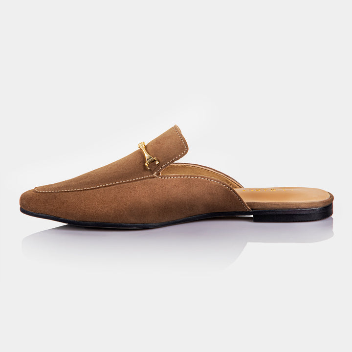 MADONA - Women's Mule in Sandal Wood Beige
