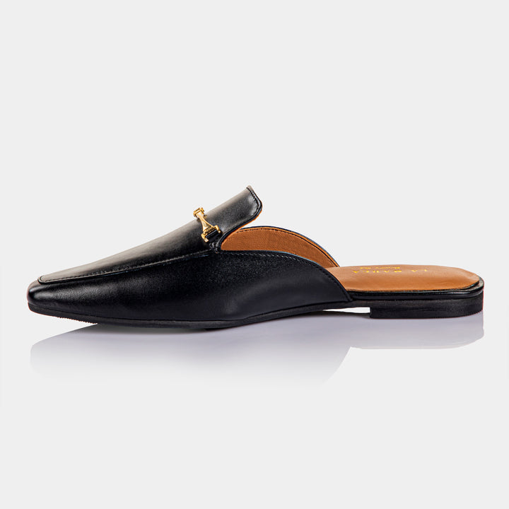 MADONA - Women's Mule in Piano Black