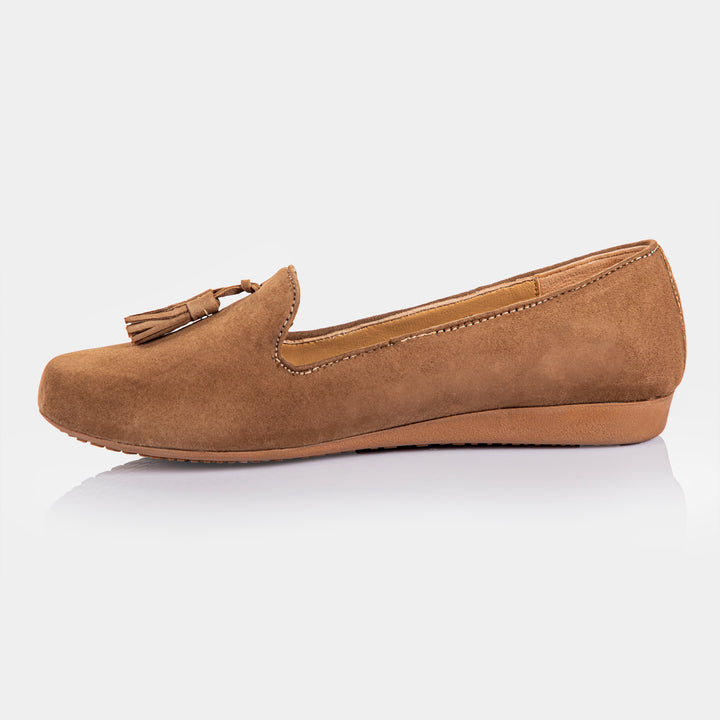 Beneveneto - Ballerina in Sandal Wood Beige