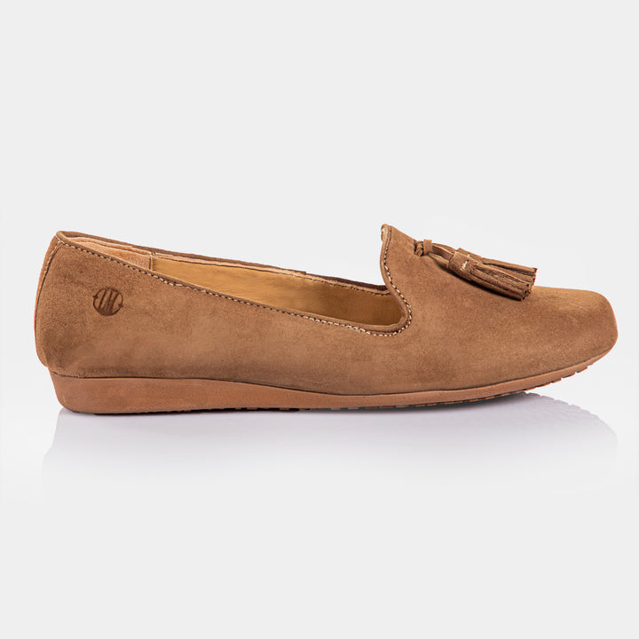 Beneveneto - Ballerina in Sandal Wood Beige