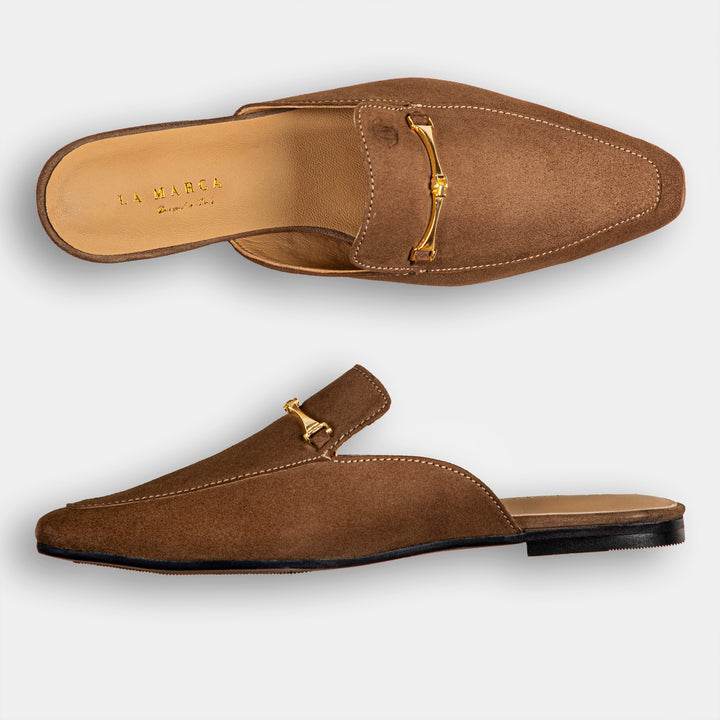 MADONA - Women's Mule in Sandal Wood Beige
