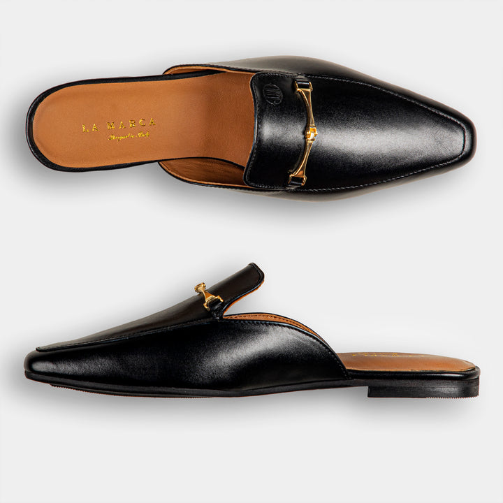 MADONA - Women's Mule in Piano Black