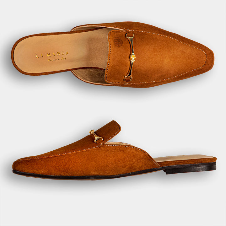 MADONA - Women's Mule in Oak Brown