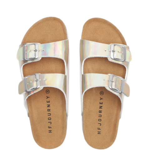 Jeanne Women's Platform Sandals (Pearl)