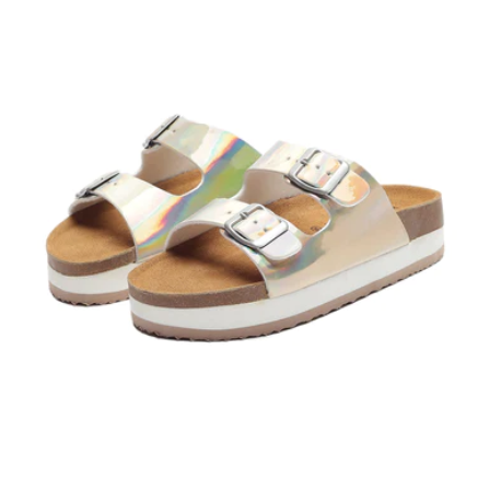 Jeanne Women's Platform Sandals (Pearl)