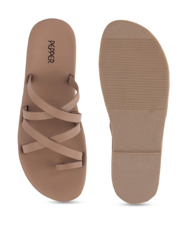 Women Solid One Toe Flats
