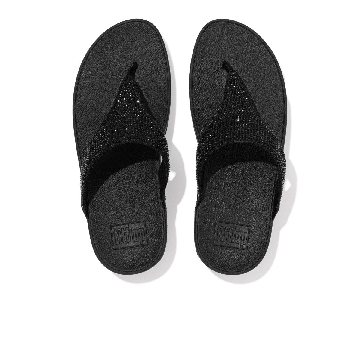 Women's LULU Crystal Embellished Toe Post Sandals