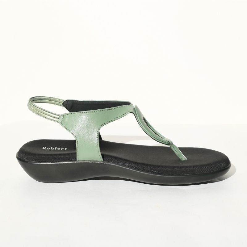 Green Casual Sandals