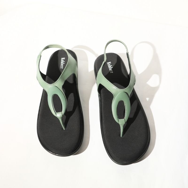 Green Casual Sandals