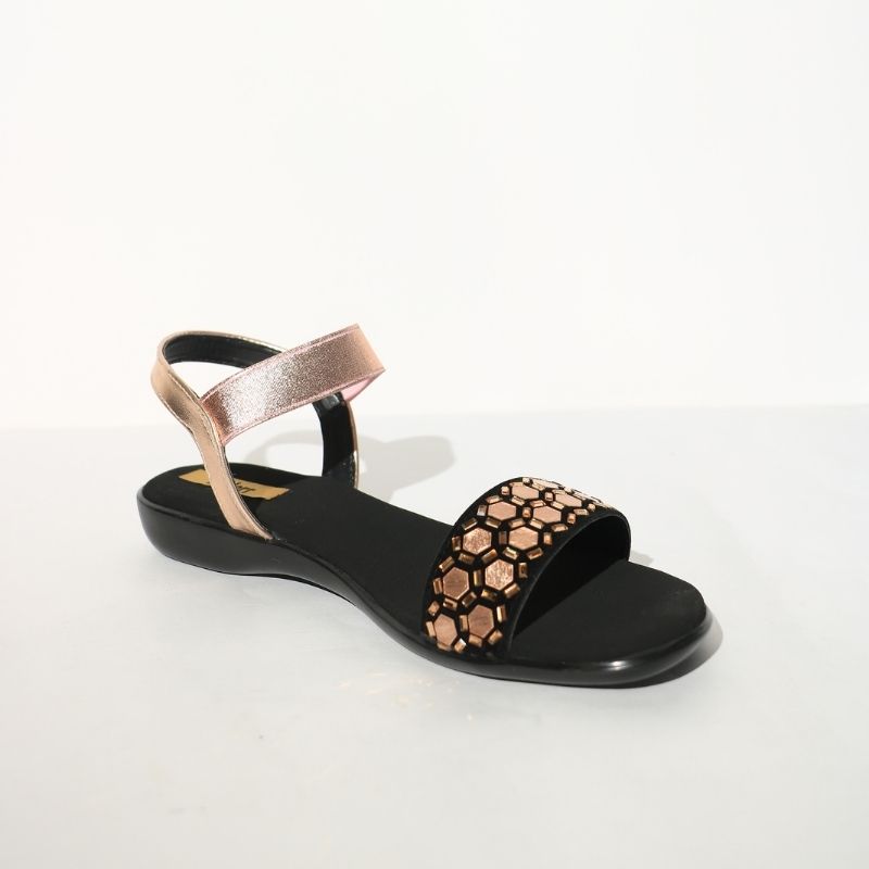 Rose stone embellished Sandals