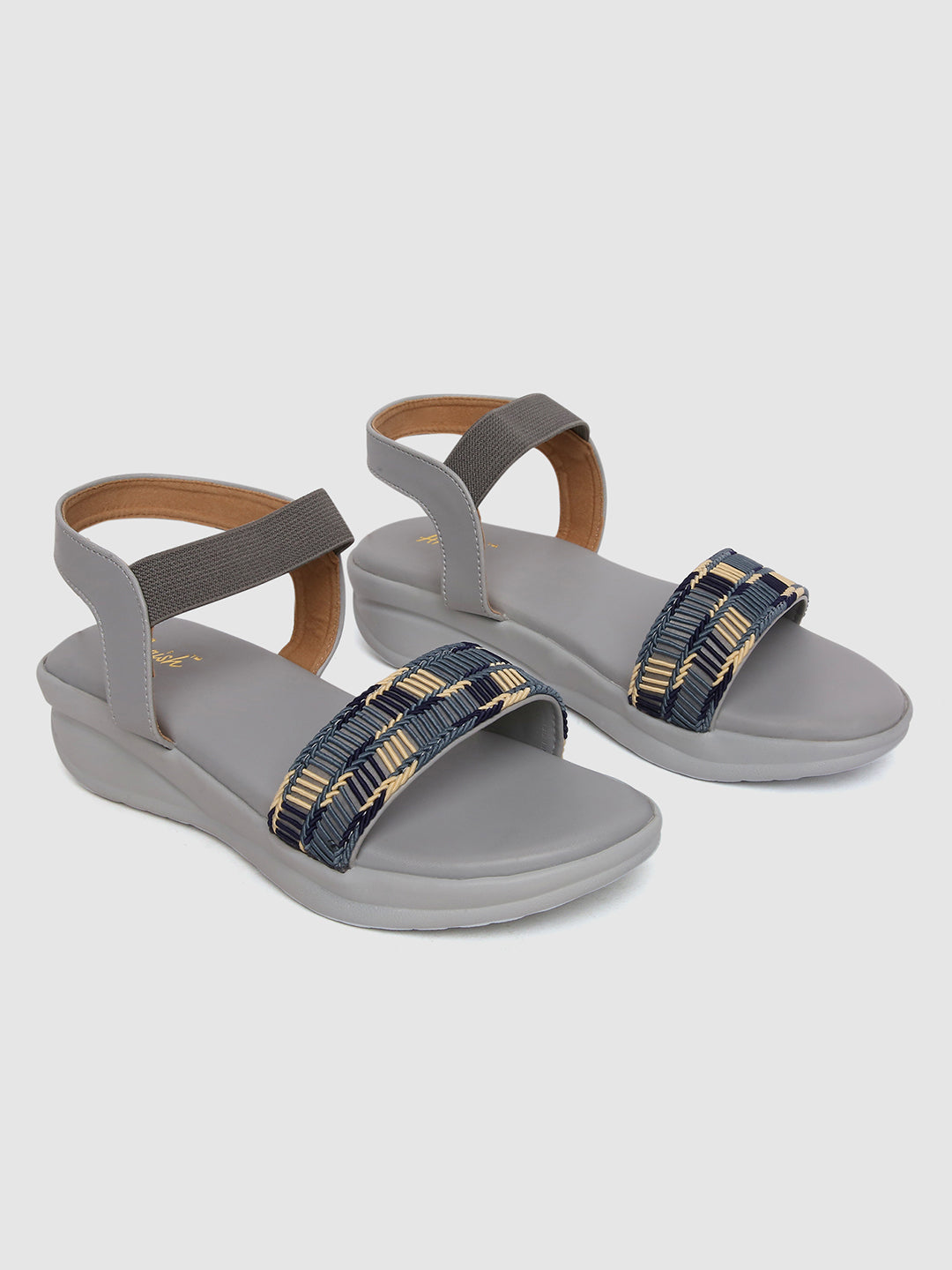 Peach Casual Platform Heel