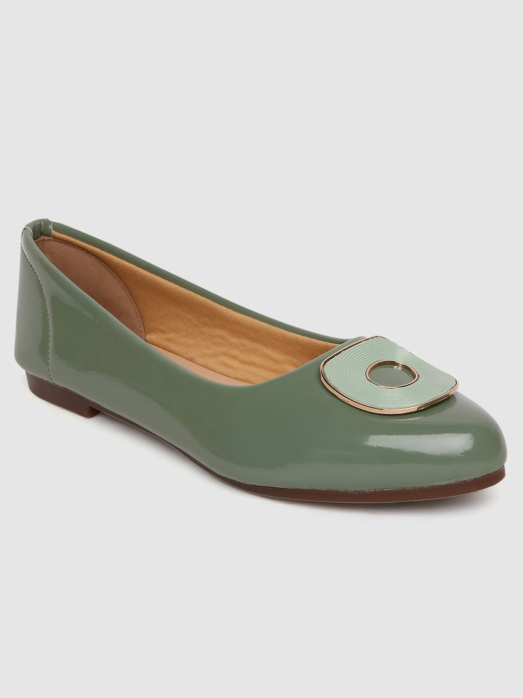 Green Embellished Bellies