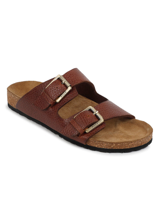 Leather Sandal For Men (Brown)