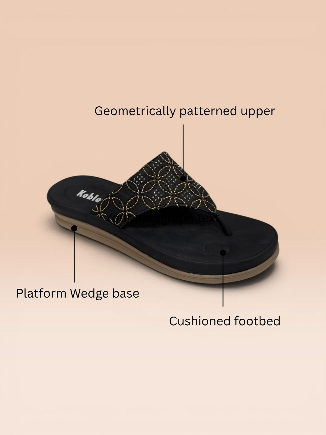 Black Casual Sandals