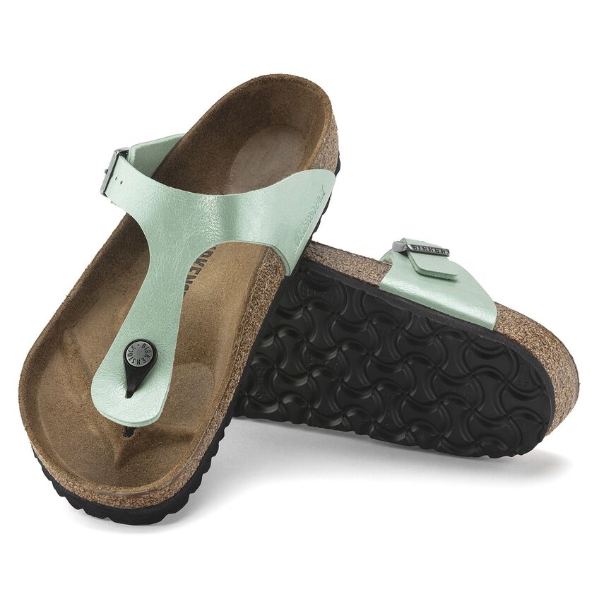 Gizeh Birko-Flor in Macha Womens Slides