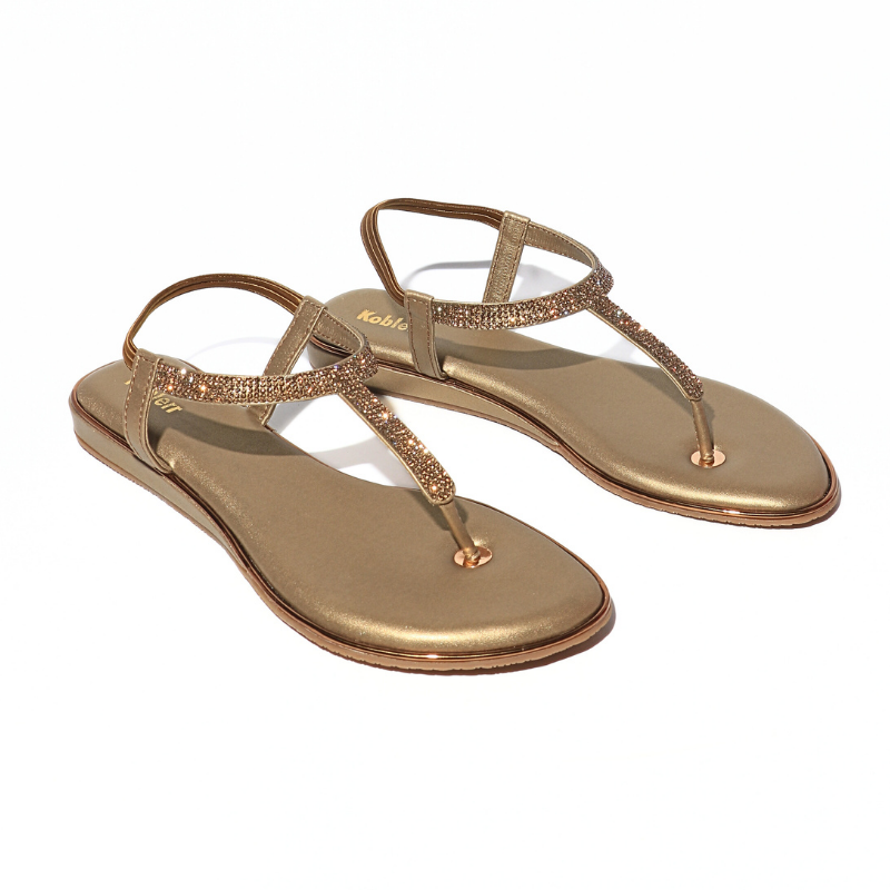 Removable Gold Back Straps - Set of 2 – Mystique Sandals