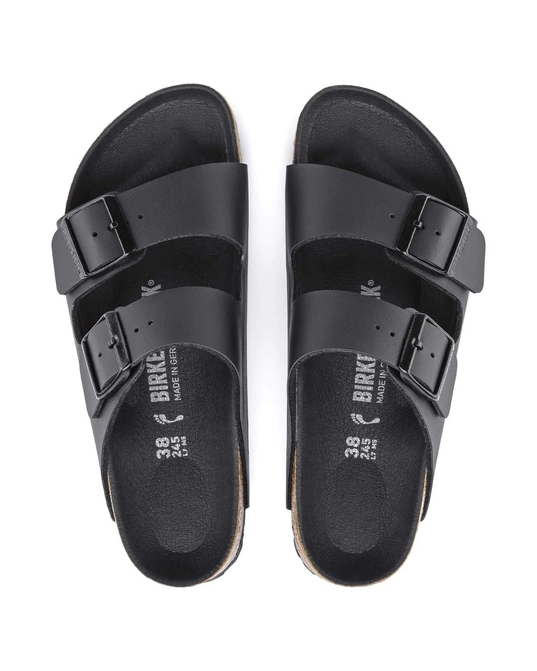 Arizona Birko-Flor Black Unisex Sandals (Microfiber)