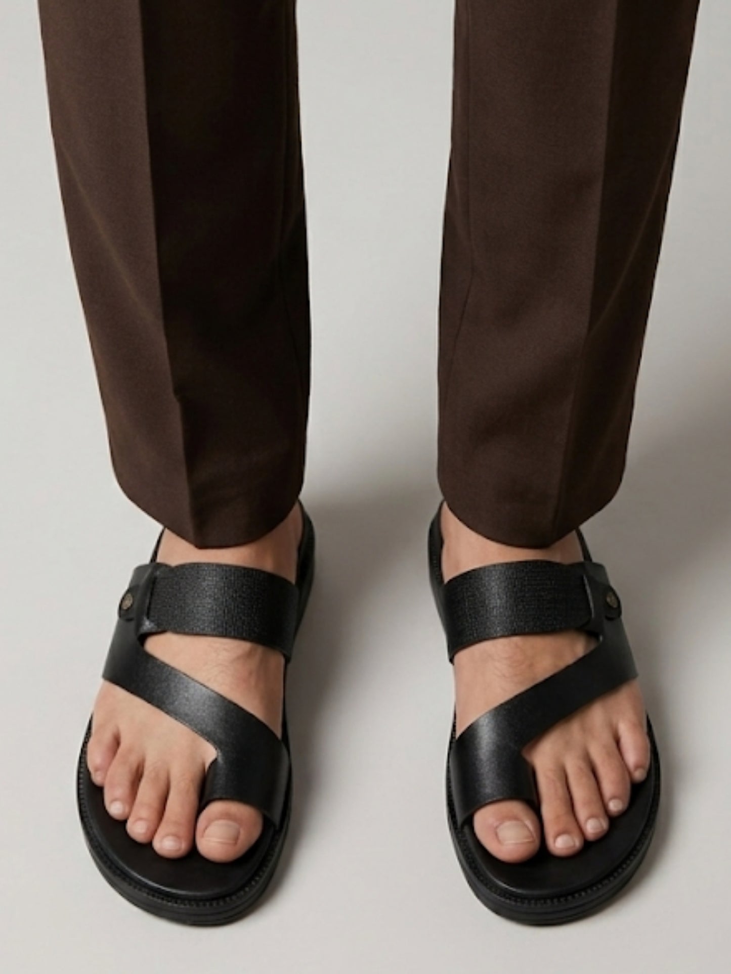 Men Toe-Loop Casual Sandals