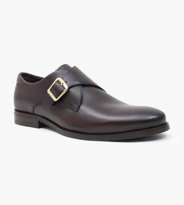 Porto Brown - Buckle Embellished Shoe