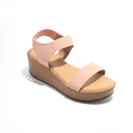 Pink Casual Wedge