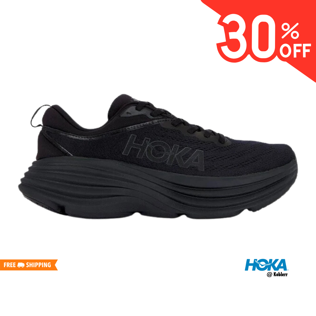 HOKA BONDI BLACK 8 MEN