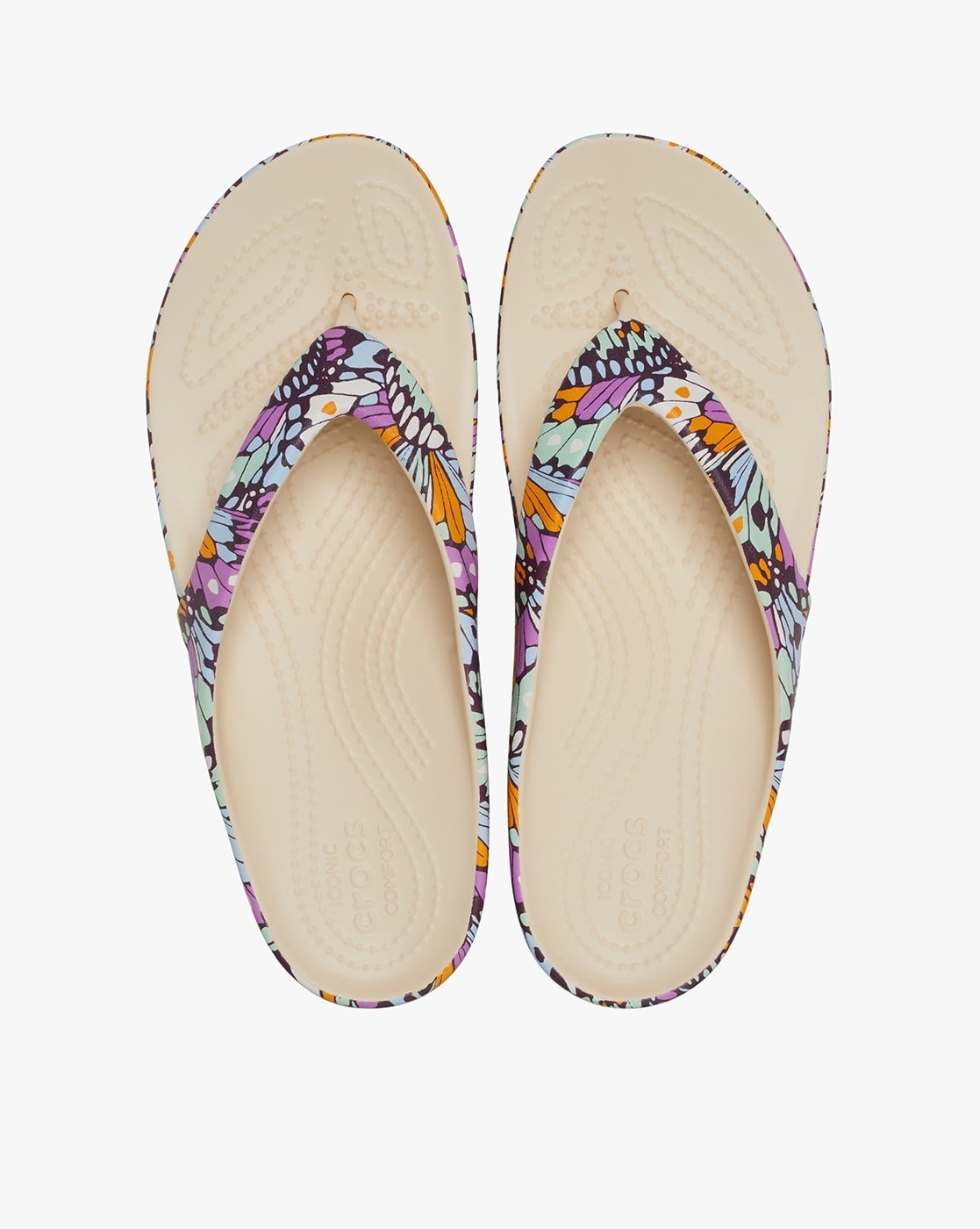 Kadee II Butterfly Glitter Flip-Flops