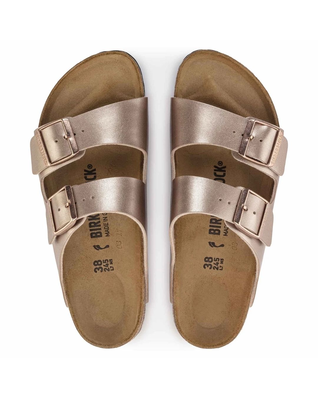 Arizona Birko-Flor Copper Women Sandals