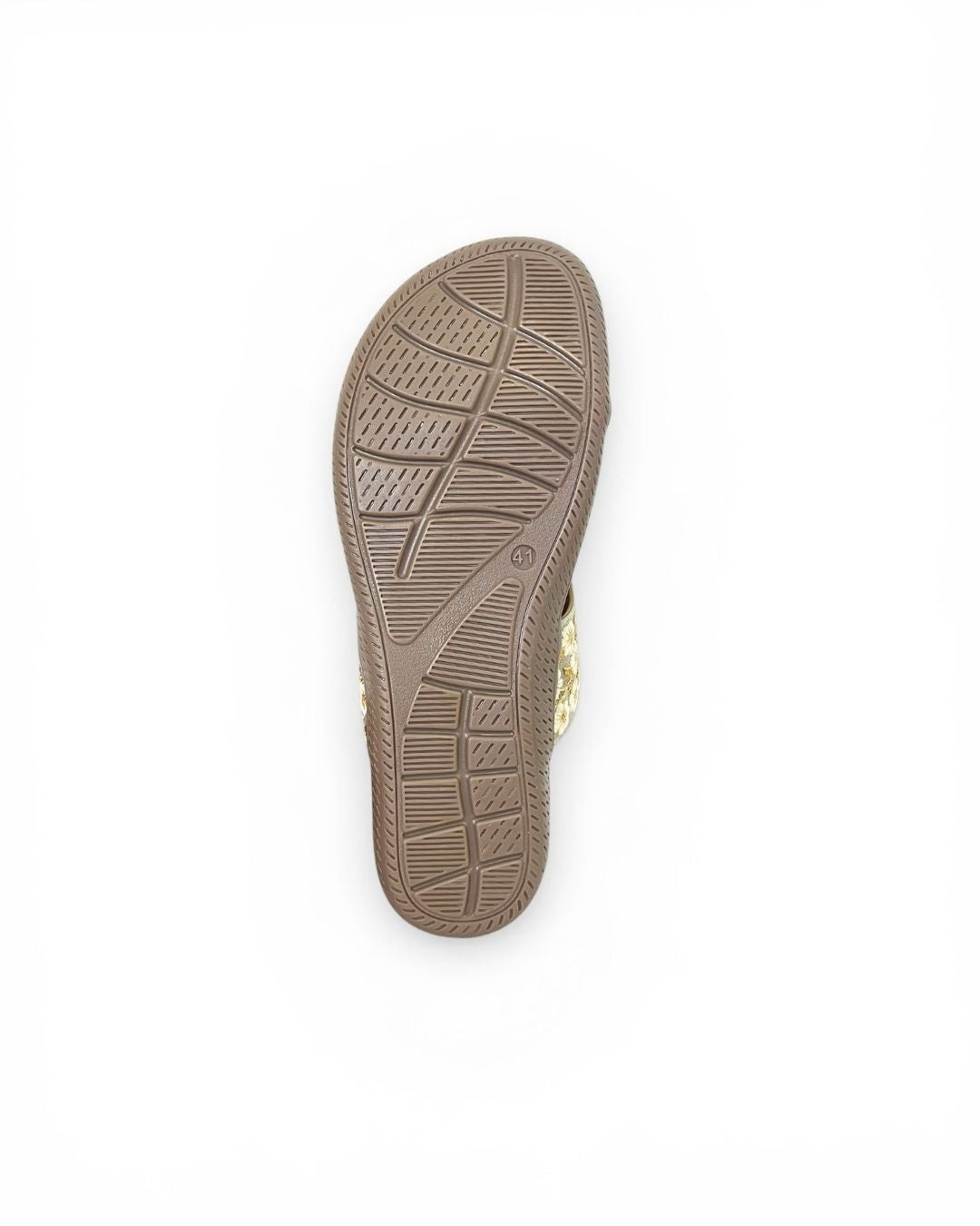 Beige ehnic comfort sandals