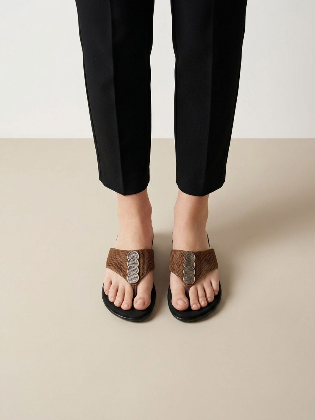 Brown Casual Slippers