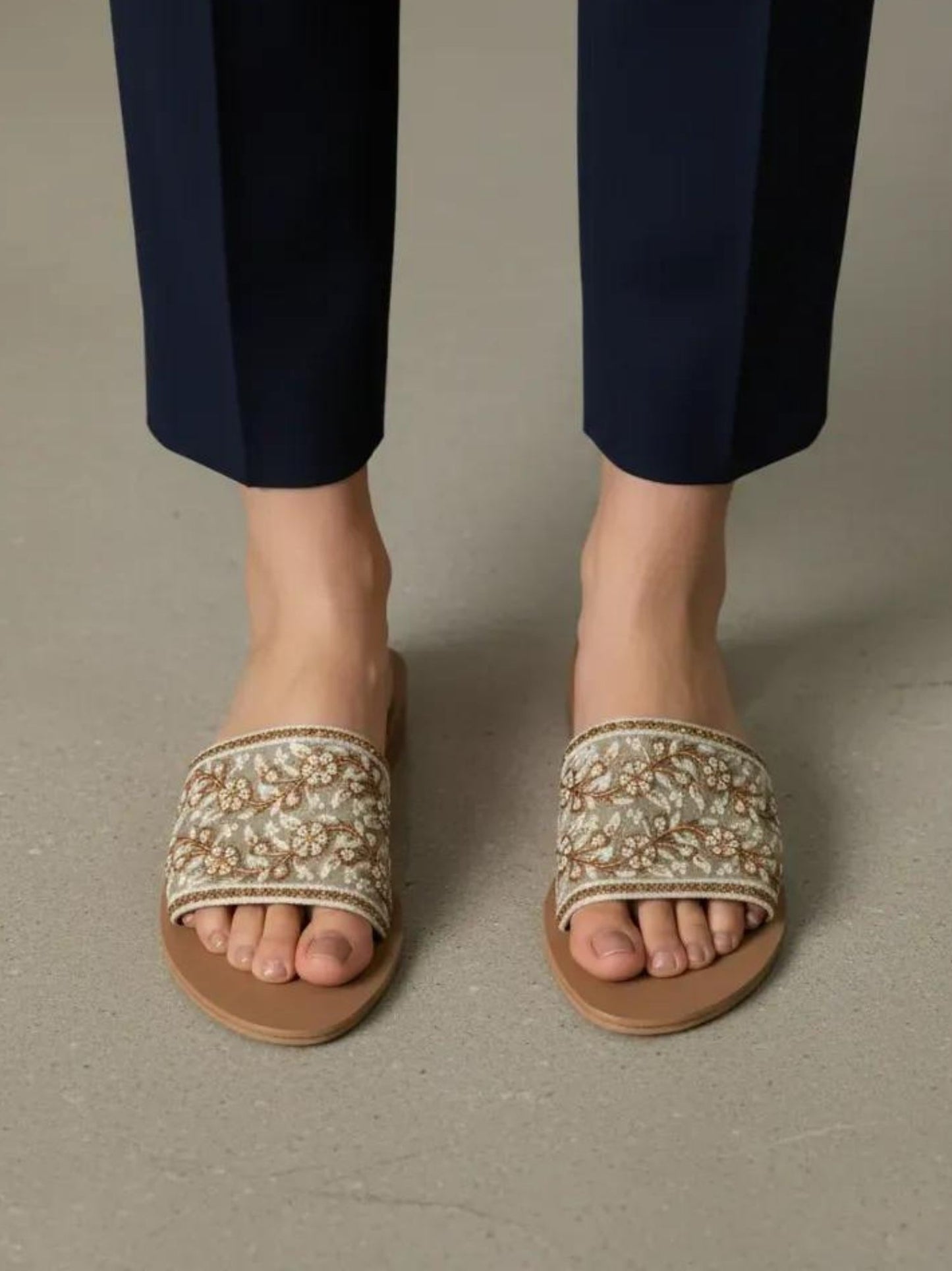 Tan Wedge Heel