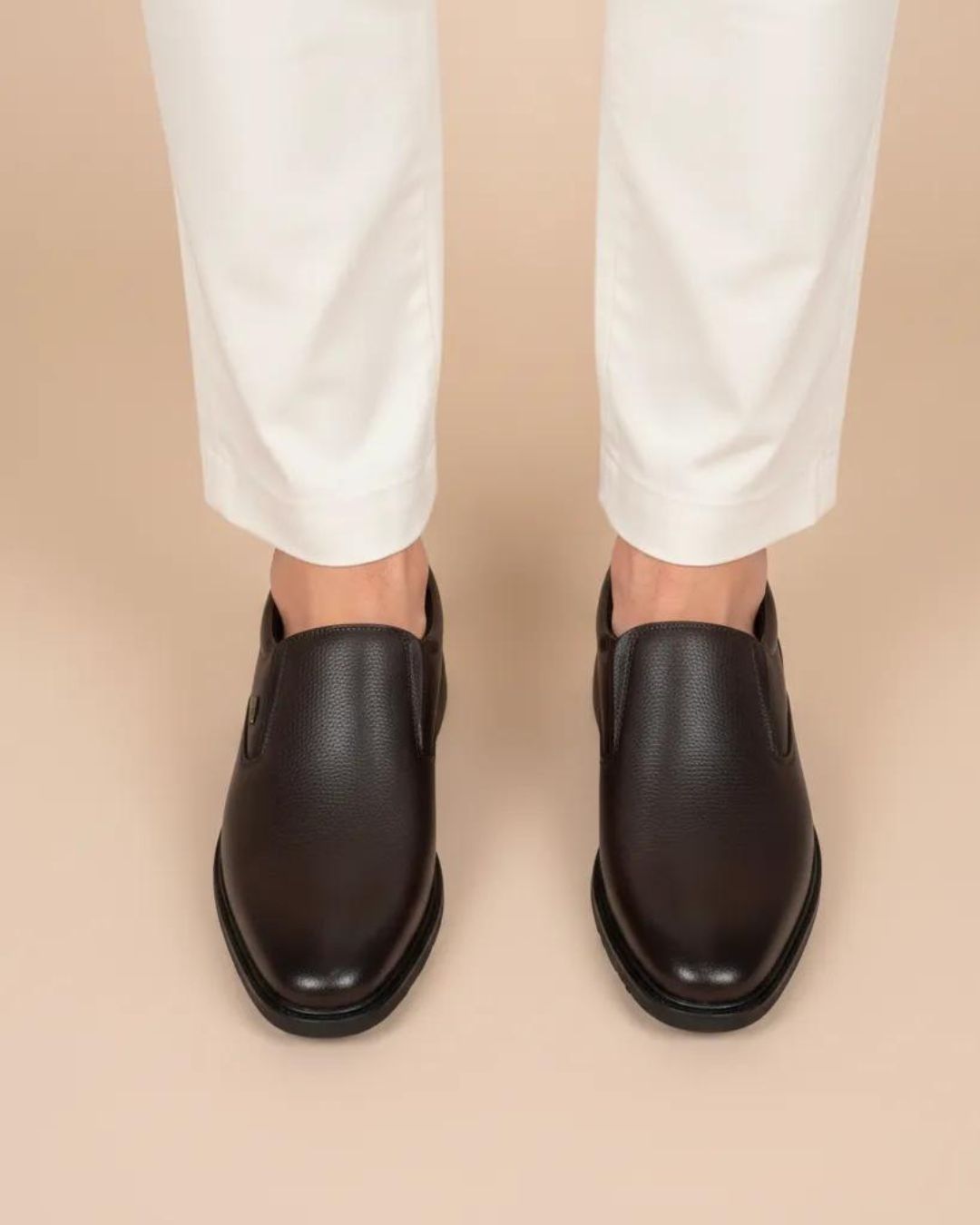Brown Slip-On Shoes