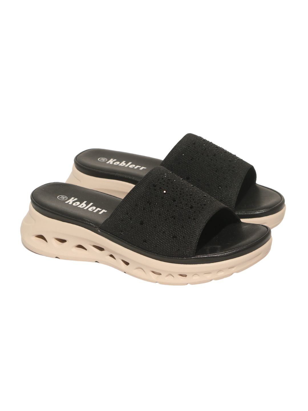 Black Comfy Slides