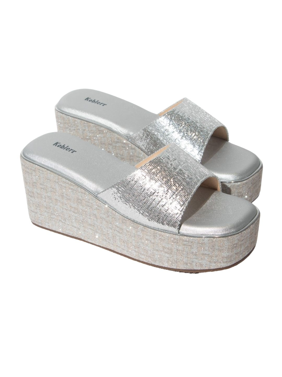 Silver Shimmer Wedges