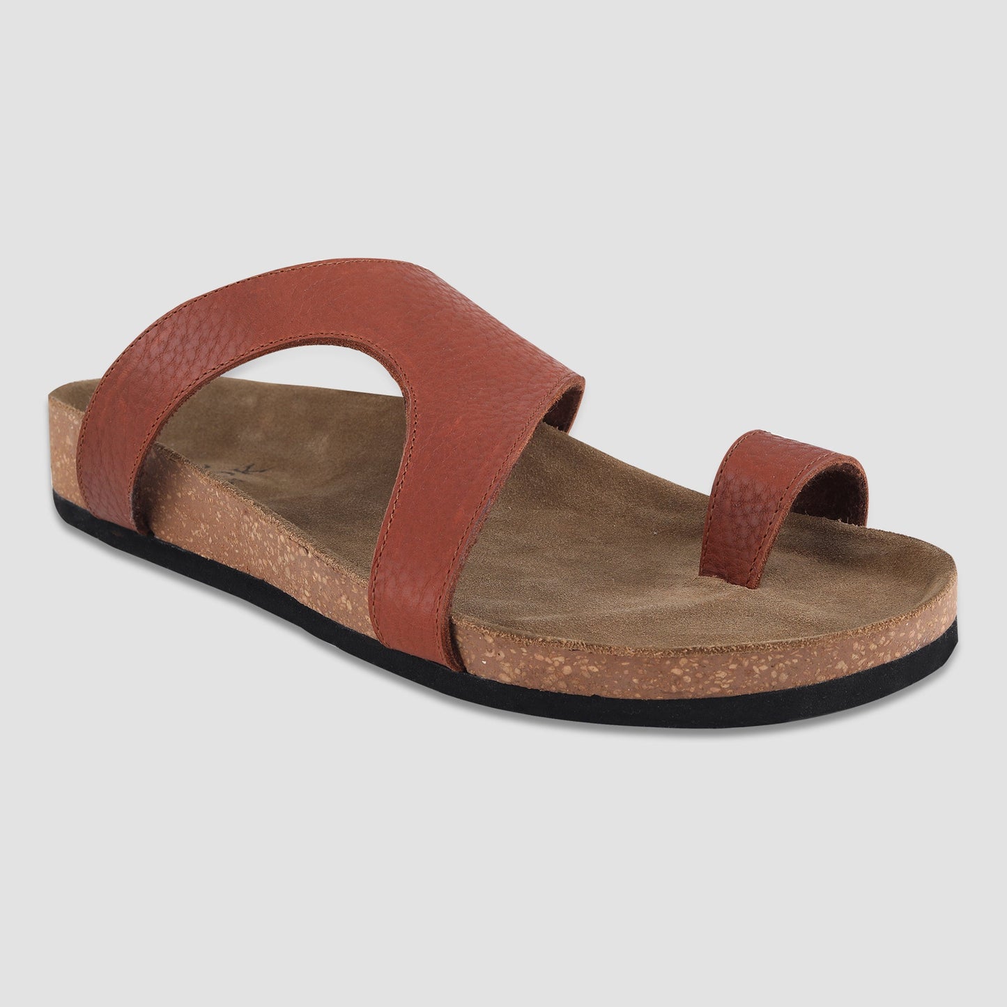 Leather Sandal For Men (Tan)