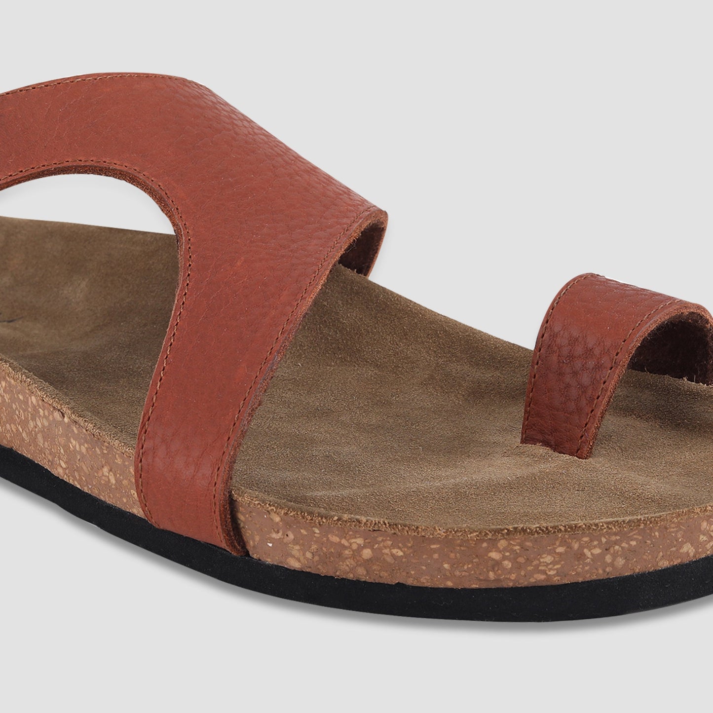 Leather Sandal For Men (Tan)